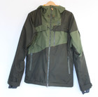 Scott Sports Goretex Ski Jacket Mens Size S Green Khaki Sleeve Pass Pocket