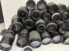 Camera Lens Bulk Lot 42 Lenses   Teleconverters Pentax  Canon  Minolta And More1