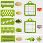 Picador De Verduras Rallador Vegetales Cortadora Multifuncional Cortador Papas