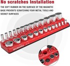 Magnetic Socket Organizer Storage Holder Tray 1 4  3 8  1 2  Drive Sae metric