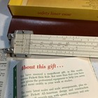 Vtg Pickett All Metal Slide Rule 1953 In Box Case Strap Paperwork