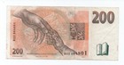 Czech Republic 200 Korun 1996 Pick 13 Prefix B Look Scans