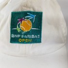 Bnp Paribas Open Hat Cap White Adjustable Strap Back Tennis