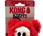 Kong Holiday Christmas Wild Knots Bear Red M l Squeaky Plush Dog Toy