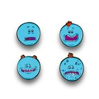 Rick And Morty Collector s Enamel Pins  Meeseeks  4 Pack