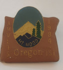 Mt Hood Oregon Travel Souvenir Lapel Pin