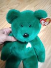 Ty Beanie Buddy Erin  14  Green  Bent Tag  Clean