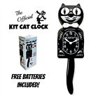 Classic Black Kit Cat Clock 15 5  Free Battery Official Made In Usa Klock New
