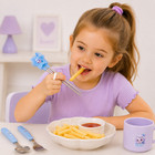Kids Training Chopsticks Spoon Fork Case Set Shootingstar Catch Teenieping Korea