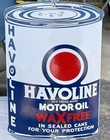 Vintage Havoline Motor Oil   Oil Can Porcelain Sign  11   x8     Rare