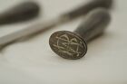 Vintage German 800 Silver Desk Pen Letter Opener Stamp Blotter Set Seal Acier