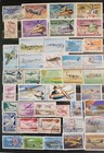 Lot Worldwide 60 Stamps Postage Flying Airplane Helicopter Aviation
