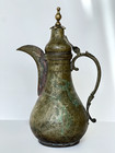 Antique Dallah Coffee Pot Pitcher Ewer Arabic Copper Middle East 18-19th Century
