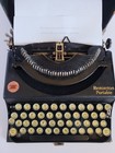Antique 1930s Remington Portable Typewriter Model No 1 Black Hardshell Case Guc