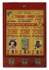 Circa Late 1950s Baseball Card Vending Machine - 5 Cent - With 1959 Aaron Card