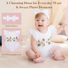 Baby Girl Gifts Basket     Newborn Baby Girl Essentials Set With Dress Pink Bun   
