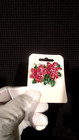 Poinsettias Christmas Crystal Rhinestone Brooch Pin   Pendant Gold Bag-