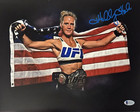 Holly Holm Signed Photo Ufc Mma Ultimate Fighting Autograph 11x14 Beckett Coa