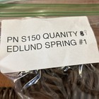 Lot Of 9 S150 Edlund Spring   1 Genuine Oem Edls150