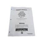 Harrington Lb010-15 Lever Chain Hoist  2000 Lb Capacity  15 Ft Lift