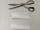 Vintage Wiss Pinking Shears 10 5    Scissors Cc7 Zigzag Craft Sewing Fabric Chrome