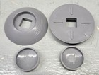 S r  Smith P n 05632  Diving Board Domed Plastic Safety Washers  Pew  Grey  2 Ea