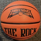 The Rock X Long Island Lightning Aau - Men   s Leather Basketball - New 