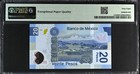 M4698 Banco De Mexico 20 Pesos 2007 P122d Pmg Superb Gem Unc 68 Epq