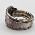 Vintage Spoon Ring Size 7 Oneida Rogers Precious 1941 Silver Plated Floral