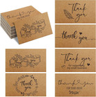 180 Pcs Mini Thank You Cards  Small Business  Kraft 2 X 3 5 Inch Bulk