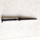 19c Antique Indo Persian Triple Sided Unique Shape Iron Spear Head Rare Sp60