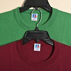 Vintage Russell Athletic Basic Short Sleeve T-shirts Size L - Lot Of 2 - 4367