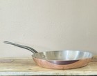 Vintage Mauviel 10 25    Copper Frying Pan 2 5 Mm Cast Iron Handle France 4  Lbs