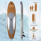 10ft8in Extra Wide Inflatable Stand Up Paddle Board Yoga With Sup Accessories