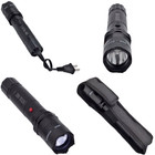 New 350 Million Volt Personal Security Stun Gun Led Flashlight   Case