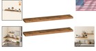 55  Floating Shelves For Storage  Rustic Brown