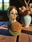 Vintage 1970 s Victorian Inspired Pin Cushion W hat Pins Coin Bank