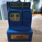 Vintage Uncle Sam s 3-coin Register Bank Working Great 1950 s  