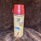 1950 s Vintage  outdoors Sportsman  Thermos Bottle With Stopper   Lid