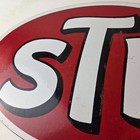 Vintage Stp Porcelain Sign - Gas Pump Automotive Sign