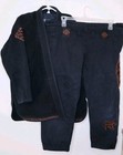 Nomad Jiu Jitsu Gi Uniform A1 Brazilian Jiu Jitsu Gi Black W brown Accents Adult