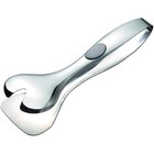 Nib Nambe Metal Gourmet Curvo Tongs For Food Prep   Serving Oven Safe - Silver
