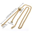 Fashion Replacement Adjustable Purse Chain For Handbag Shoulder Strap Bag Diy       