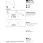 Delta Contemporary 1-pack 12 Shower Grab Bar Ada Compliant Matte Black 450 Lb