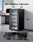 Vevor 22u Network Cabinet Wall Mount Server Cabinet Rack Enclosure Glass Door