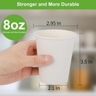 Coffee Cups  120 Pack 8 Oz Paper Cups  Disposable Paper Coffee Cups 8 Oz  Hot