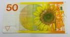 1982 Netherlands 50 Gulden P-96 Circulated Banknote Dutch  zonnebloem  Currency