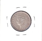1941 Fiji 1 Shilling  km-12   0909 Asw Silver     george Vi  Scarce  outrigger 