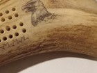 Cribbage Board Signed By Artist D  Knapp Handcrafted Antler  no Pegs 