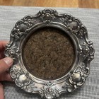 Towle Silverplate Old Master 4079 Wine Bottle Coasters With Cork Insert 7  x1  